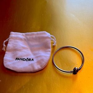 Pandora Moments Stars + Galaxy Bangle 17cm